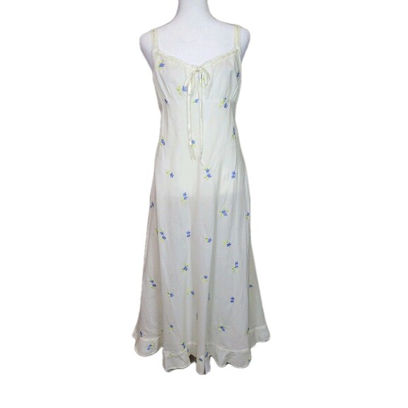 Victoria's Secret Dresses & Skirts - Y2K Victorias Secret Floral Long Slip Dress Large Cottagecore Coquette Prairie